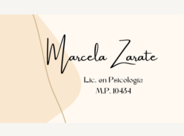 Foto de perfil de Marcela Zarate. Psicóloga - Psicóloga
